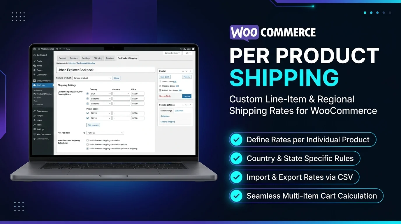WooCommerce Per Product Shipping