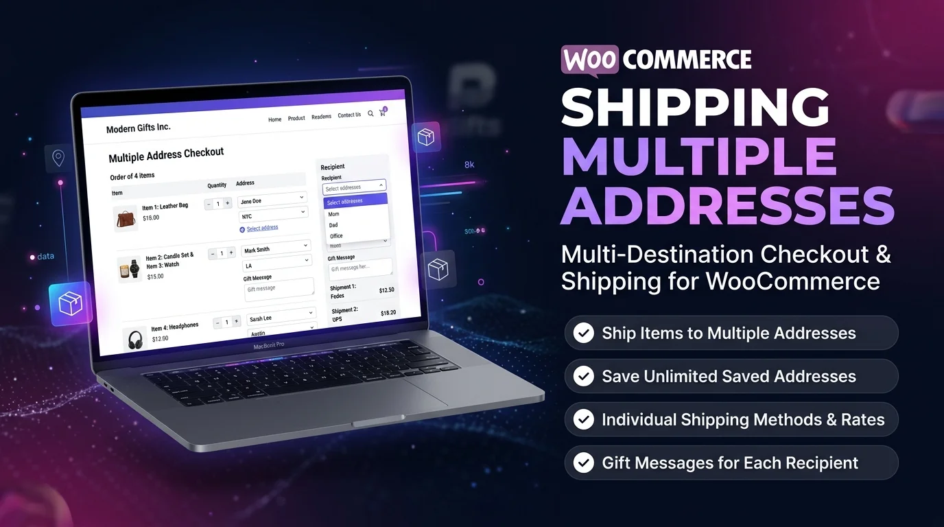 WooCommerce Shipping Multiple Addresses